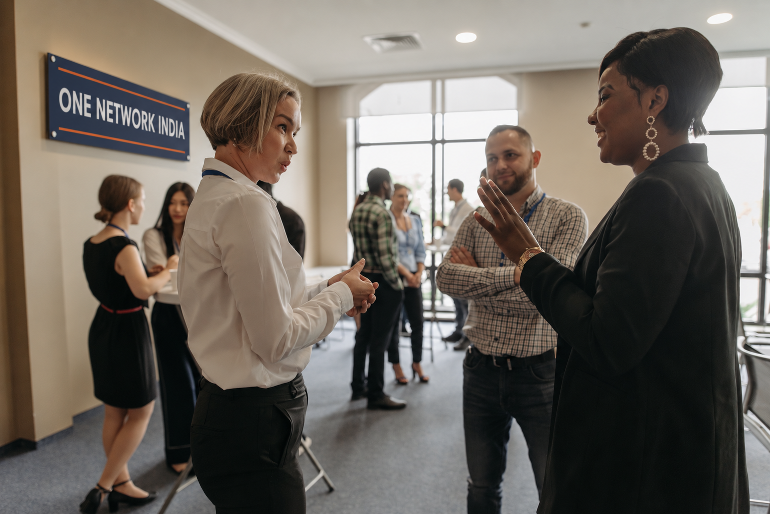 Building relationships through business conversations